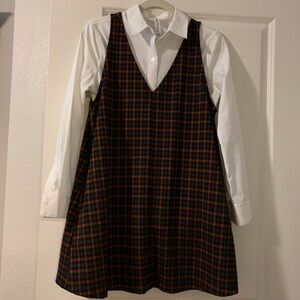 🍁 Plaid Jumpers Mini Dress or Top?